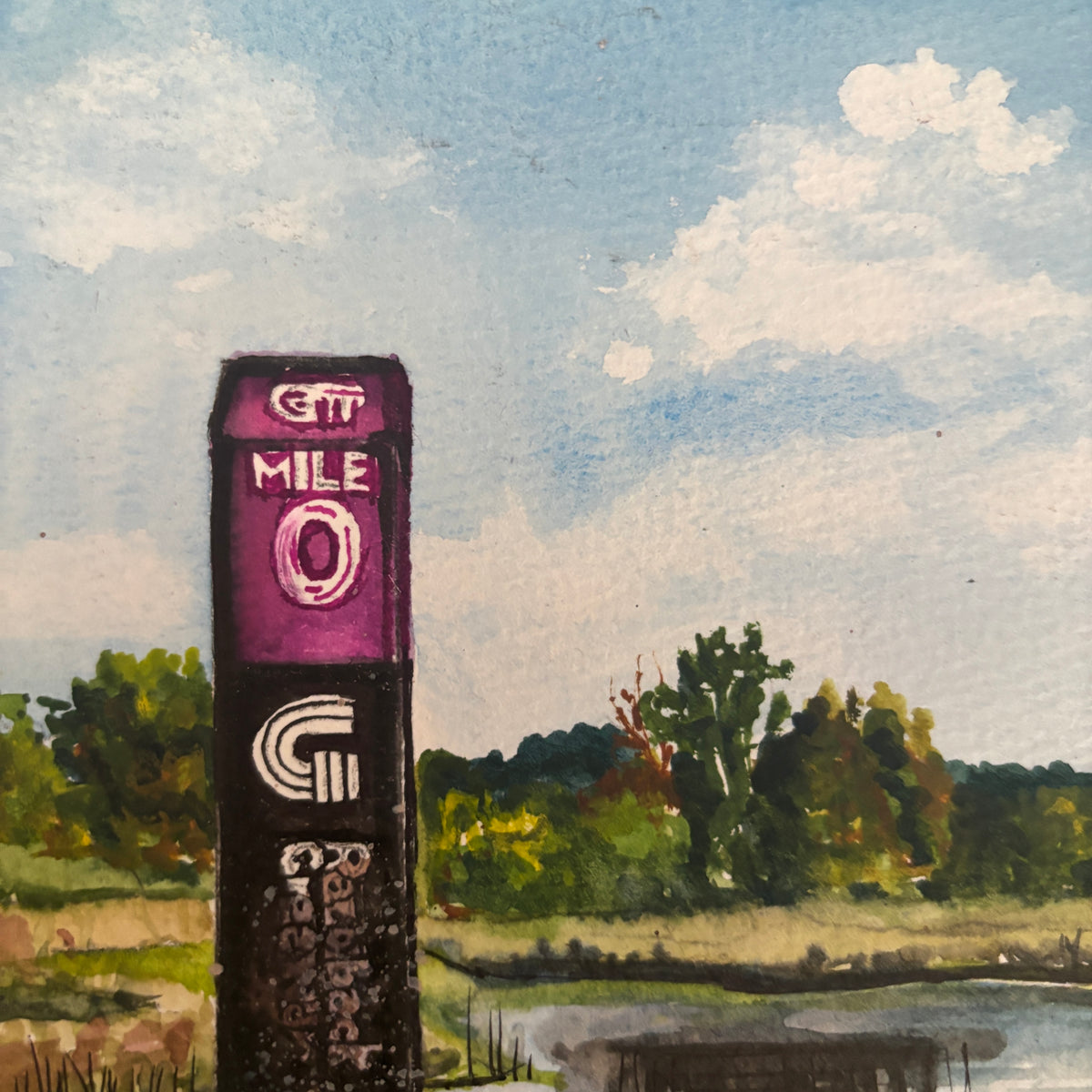 5x7 Razorback Greenway Print Club