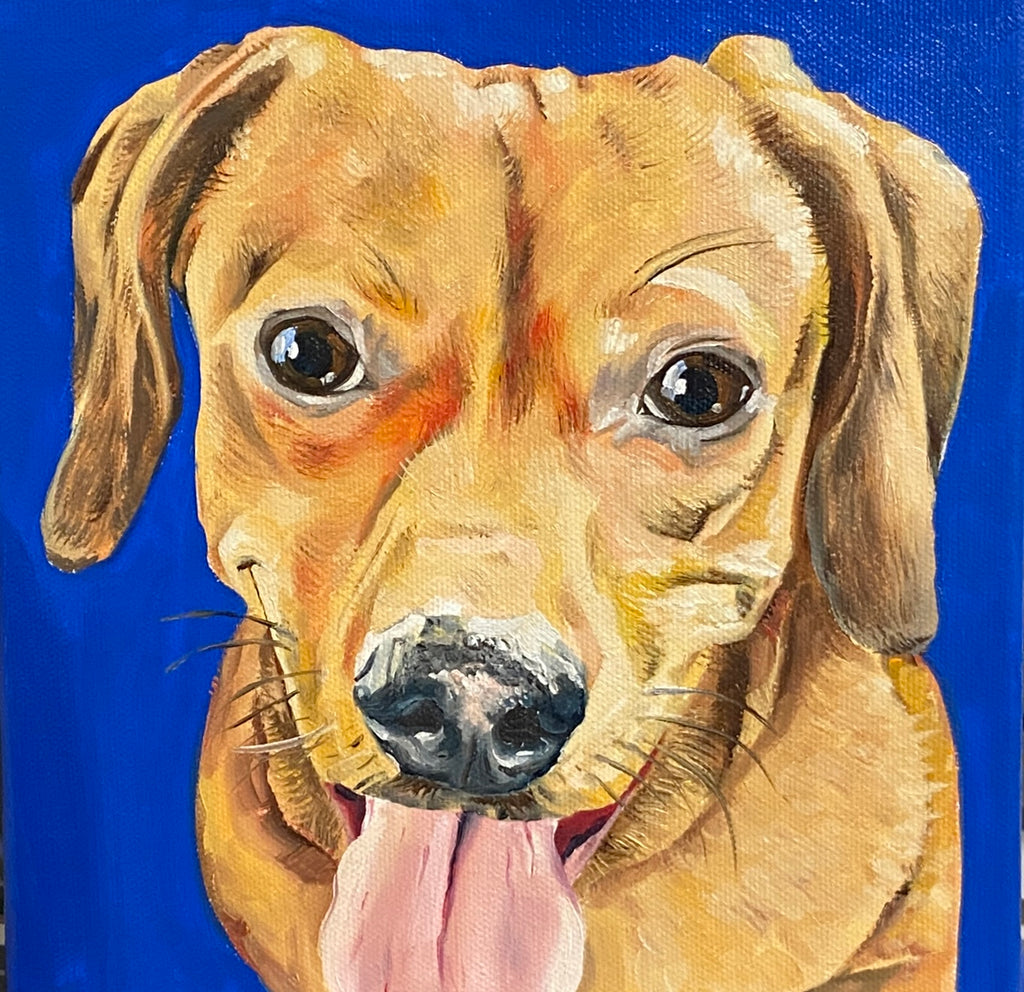 CUSTOM Square Pet Portrait 8x8 inches