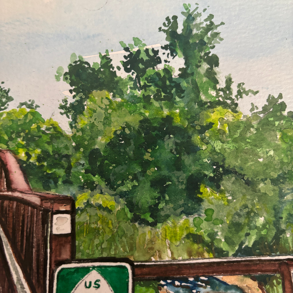 5x7 Razorback Greenway Print Club