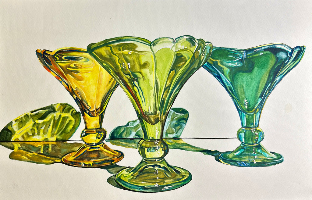 Dessert Glass - Original Watercolor