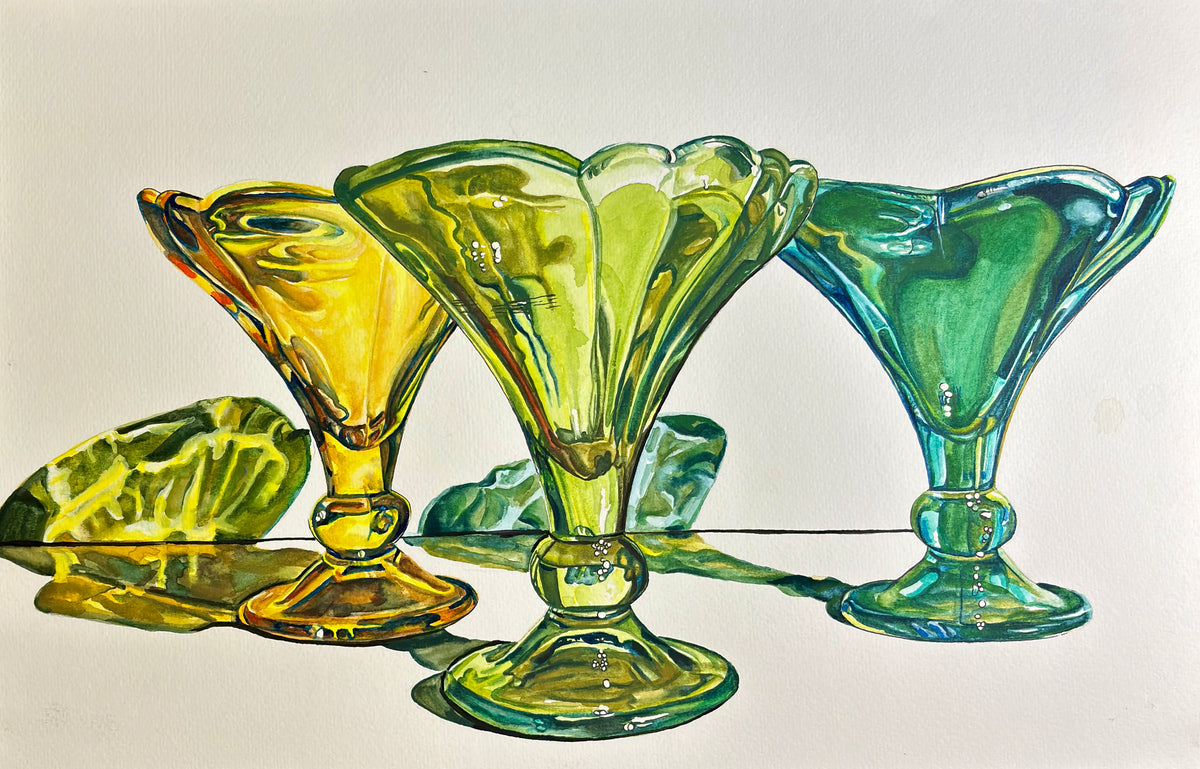 Dessert Glass - Original Watercolor