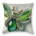 Brooch - Throw Pillow