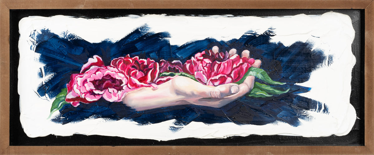 Hand Holding - ORIGINAL 24x10 inches